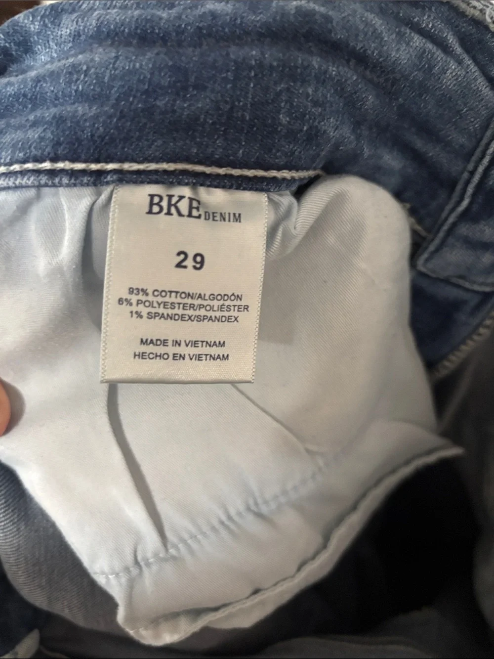 BKE Payton Mid-Rise Ankle Skinny Distressed Jeans | Size 29
